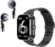 D8Pro 2.01" TFT Smartwatch with Earbuds Smart Watch TWS Wireless Bluetooth Headset Health Monitor Fi