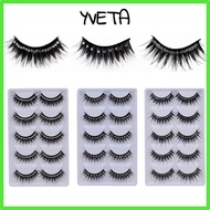 YVETA  Manga Lashes fiber Handmade Shiny Spiky Fuffy Lashes Thick Long Eye Lashes