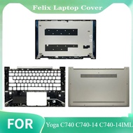 *For Yoga C740 C740-14 C740-14IML LCD Bakc Cover/Upper Case Palmrest Cover/Bottom Case gold*