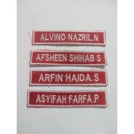 Custom Embroidery Name Bet PRO B 719 Computer Embroidery Neat Stitching Size 1.8x8.5cm Ready for Ret