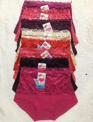 Combo 5 Quần Lót Ren Cạp Cao Cho Người Béo khoảng 53-70kg