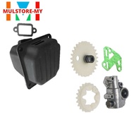 【MULSTORE】Oil Pump Gasket  with Muffler Kit for 038 380 MS380 MS381 038AV Chainsaw