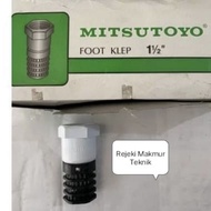 Mitsutoyo Plastic Foot Valve 1 1/ 2 and 1 1/ 4 inch 2" inch Foot Valve/ Tusen Plastic Valve