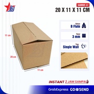 (GOJEK) Cardboard box 20x11x11 cm packing box