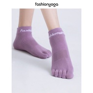 Fansheng Yoga Sports Socks Ladies Four Seasons Socks Breathable Silicone Anti-slip Floor Socks Five-
