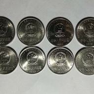 Koin Set China 1 Yuan Tahun 1991 s/d 1998