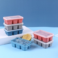 Frozen Ice Cube Handy Tool Ice Mold Ice Tray Household Silicone Ice Tray with Lid Refrigerator Ice Box Small Ice Cube Box Ice Bag