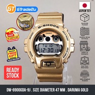 Original G  Shock Men DW-6900GDA-9J Digital Bulat Daruma Gold Japan Set Watch [READY STOCK]