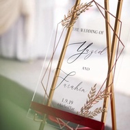 EXCLUSIVE WELCOME BOARD/ACRYLIC SIGNAGE/SIGNAGE KAHWIN