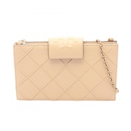 【二手】Tory Burch Fleming迷你單肩包 167250700 香草軟冰淇淋色皮革 女士迷你Fleming斜挎包（全新狀態）