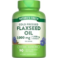 Truth Natural Flaxseed Oil Gel |   90 count |   Cold-pressed, non-GMO & gluten-free supplement. BFID