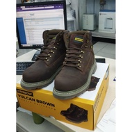 Sepatu Safety Sepatu Pengaman Vulcan Brown Original Krisbow