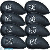 JENNIFERDZ Golf Iron Headcover Golf Putter Durable 8Pcs Protector Case Golf Iron Covers Set Protecti