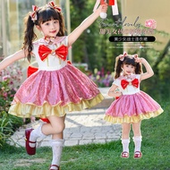 Girls Lolita Princess Dress Summer 2026 Children Sailor Moon Dress Performance Costume 60317
