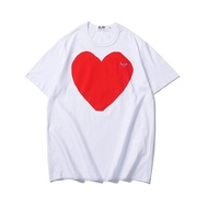 Top Choices Trendy Printed T-Shirts Comme des Garcons CDG PLAY White Blue T shirt Men Women Top Tees