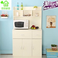 Simple modern IKEA Dining side Chair dining-room Cabinet kitchen microwave oven rack liquor cabinet