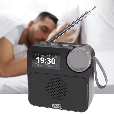 High-Quality Broadcasting FM/DAB/DAB+ Bluetooth Internet Radio Rechargeable Radio Wireless Bluetooth