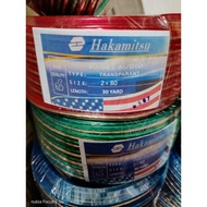 Transparent 2x80 Hakamitsu cable 30Y clear cable hair color 2 x 80 HAKAMITSU FIBER CONTENTS 2 CABLES