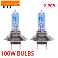 【Forever】 2Pcs H7 100W Xenon Gas Halogen Headlight White Car Light Lamp Bulbs 12V 6000K E7O9
