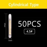 แท่งไฟเรืองแสงหิ่งห้อยขนาด2.2-4.5มม. 50ชิ้นอุปกรณ์ตกปลาที่มีประโยชน์สติ๊กเกอร์เรืองแสงในที่มืด