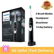 Philips Sonicare 3100 Electric Toothbrush Black Pro Results Brush Head HX6221