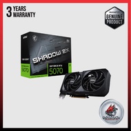 MSI GeForce RTX 5070 12G SHADOW 2X OC 12GB GDDR7 192bit DUAL FAN DisplayPort x3 HDMI x1 SFF-Ready Gr