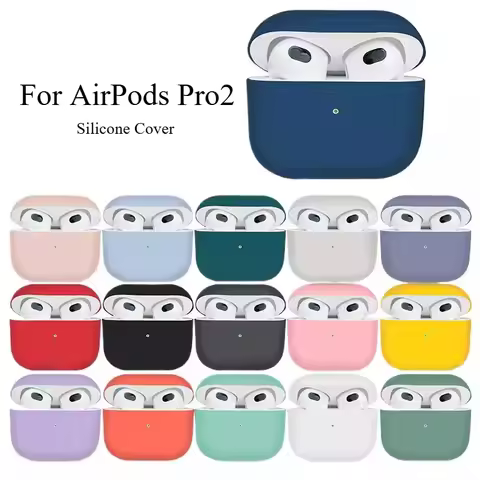 Protective Case For AirPods Pro 2 2nd Silicone Cover For Apple AirPods Pro2 Sleeve Cases Dustproof H