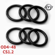 [HYH] Od4-48mm * CS1.2 Silicone Rubber Ring Waterproof Ring o-Ring Sealing Ring