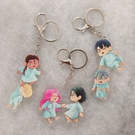 GANTUNGAN [READY STOCK] Fanmerch keychain Alien Stage ALNST keychain/ | IvanTill, MiziSua, HyuLuka