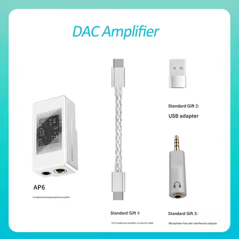 Original JCALLY × Crinacle AP6 Portable DAC Amplifier