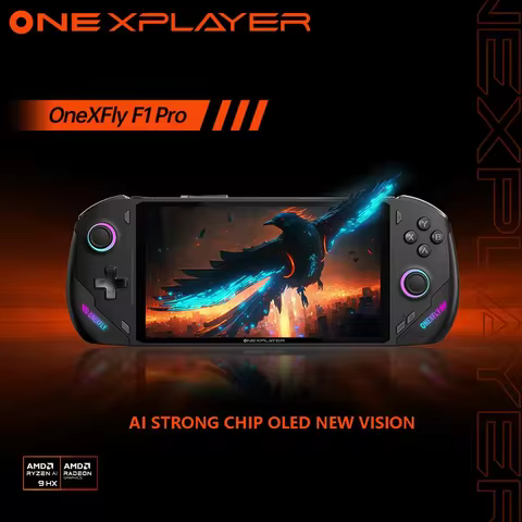 OneXPlayer OneXFly F1 Pro AMD AI 9 HX 370 OLED 144Hz Screen Gaming Handheld Console 3A Gamepad 7” PC