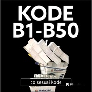 Code Link B1-B50 men's women's sandals