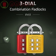 SOREN 6 Digit Button Password Lock Anti-theft Combination Lock Security Luggage Padlock