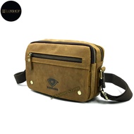 Rush Rider Full Cow Leather Sling Bag Men Shoulder Bag CrossBody Messenger Bag