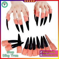 Halloween devil nail set (10 fingers)