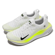 Nike 慢跑鞋 ReactX Infinity Run 4 白 螢光黃 男鞋 緩震 針織鞋面 運動鞋 DR2665-101