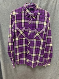 Agnes b Checked Long Sleeve Shirt 42