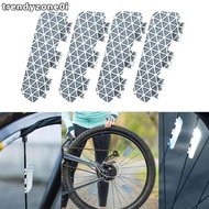 TRENDYZONE0I 4pcs Bicycle Reflective Strips, Self-Adhesive Weather Resistant Wheel Rim Reflectors, P