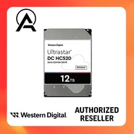WD Ultrastar DC HC520 12TB Hard Drive 3.5" Internal 256MB SATA 7200 RPM 512E ISE NP3 HC520 0F30144