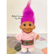 🇯🇵1980s VTG troll trolls 世界系列 日本 和服 醜娃 巨魔娃娃 幸運小子 古董玩具 絕版玩具