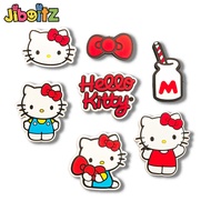 Jibbitz cross charm hello kitty Shoe Buckle Cute Cartoon Hole Shoe Accessories