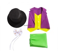 🎉Cosplay🎉  Willy Wonka Charlie Cosplay Costume For Kids Movie Charlie And The Chocolate Factory Chil