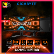 GIGABYTE G34WQC A-EK 34” WQHD (3440 x 1440) 144HZ CURVE 1MS VA PANEL GAMING MONITOR