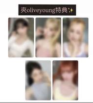 夾卡 Olive Young 特典 le sserafim lesserafim
