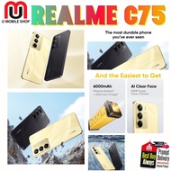 REALME C75/4G/8GB+256GB/6.72"INCHES/IPS LCD/ARMORSHELL GLASS/6000MAH/45W/2YEAR LOCAL WARRANTY.......