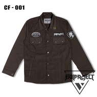 PRODUK TERBARU DISKON TERBATAS FIELD JAKET SEMI PARKA FULL PATCH FALPROJECT FIELD JAKET MOTIF BAND