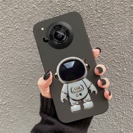 For Sharp Aquos R7S Aquos R9 Pro case casing Astronaut Bracket Smooth Soft Silicone Anti Collision f