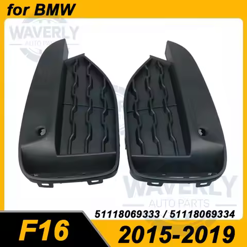 for 2015-2019 BMW F16 X6 35i 35iX 50iX Front Bumper Fog Light Grill Grille Cover 51118069333 5111806