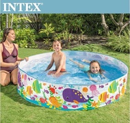【INTEX】免充氣海洋世界幼童戲水游泳池183x38cm(958L) 適用3歲+