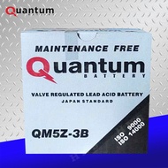 QUANTUM Motorcycle Battery QM5Z-3B ( 12N5-3B ) Maintenance Free